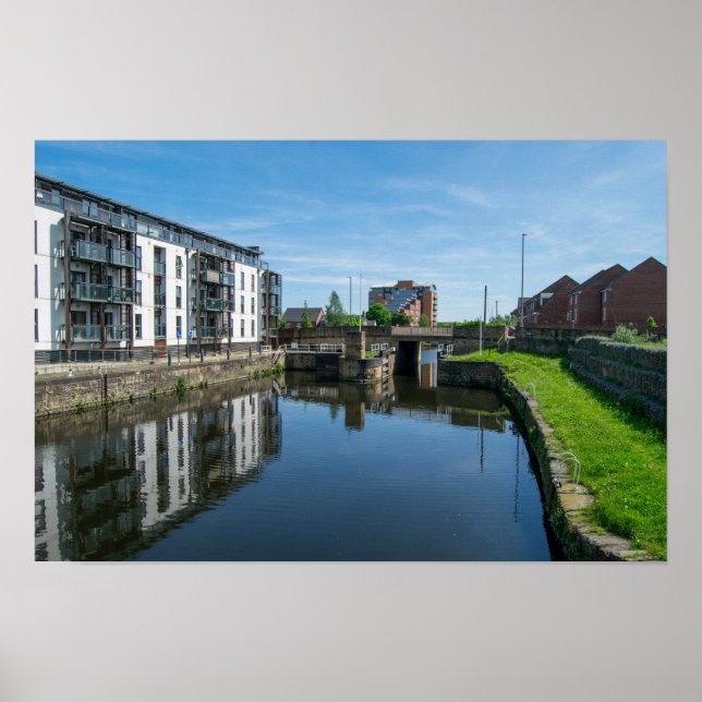 Fall Ings Lock, Wakefield Poster (Front)