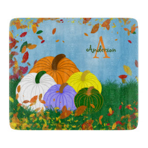 Fall into Autumn Cutting Board