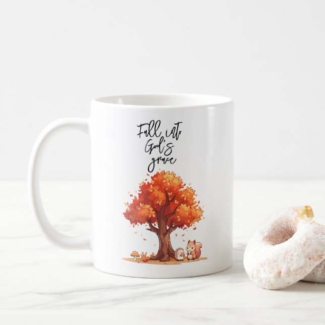 Fall Into God's Grace Coffee Mug (With Donut)