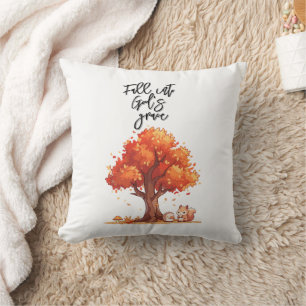 Fall Into God's Grace Throw Pillow
