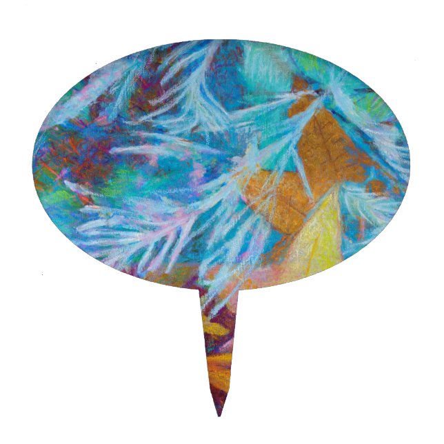 Fall Into Winter Cake Topper (Front)