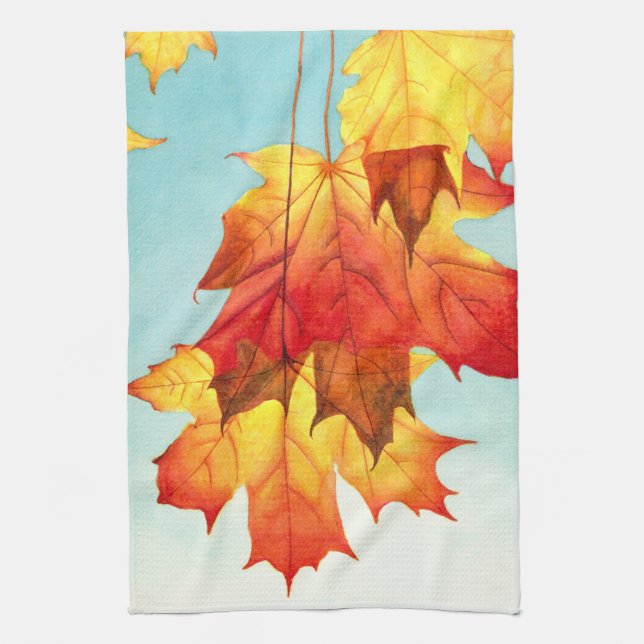 Fall is in the Air! Kitchen Towel (Vertical)