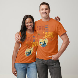 Fall Is in The Air Raccoon Autumn T-Shirt