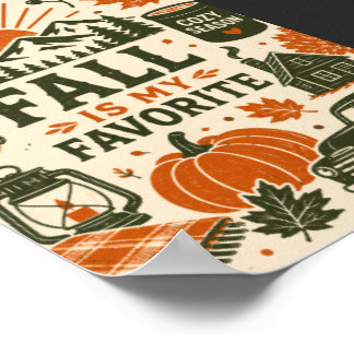 Fall is my Favorite Poster