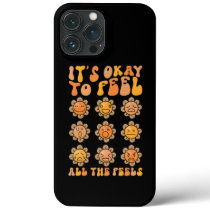 Fall Its Okay To Feel All The Feels Mental Health iPhone 13 Pro Max Case