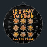 Fall Its Okay To Feel All The Feels Mental Health Dart Board<br><div class="desc">Fall Its Okay To Feel All The Feels Mental Health</div>
