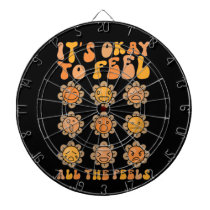 Fall Its Okay To Feel All The Feels Mental Health Dart Board