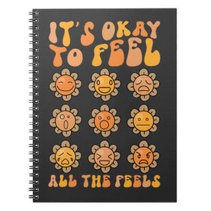 Fall Its Okay To Feel All The Feels Mental Health Notebook