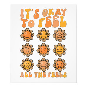 Fall Its Okay To Feel All The Feels Mental Health Photo Print