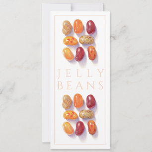 FALL JELLY BEANS 4x9.25 Flat Card