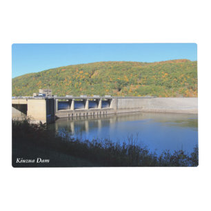 Fall Kinzua Dam Reversible Rustic Barnwood Placemat
