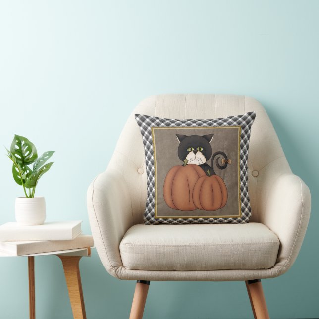 Fall Kitty pillow (Chair)