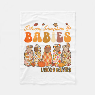 Fall Labor And Delivery Halloween Landd Nurse Than Fleece Blanket