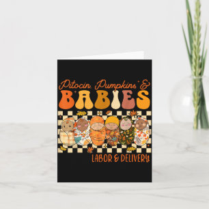 Fall Labor And Delivery Halloween Ld Nurse Card