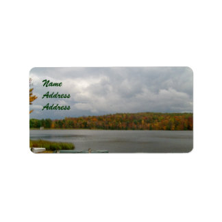 Fall/Lake Design Address Labels