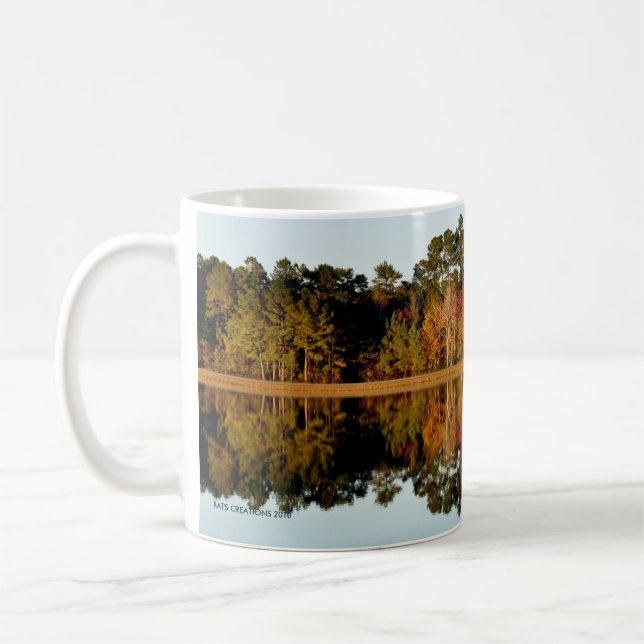 FALL LAKE FANTASY COFFEE MUG (Left)