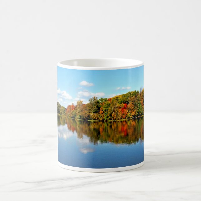 Fall Landscape Autumn Colors Coffee Mug (Center)