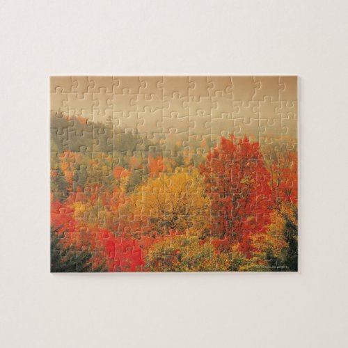 Fall landscape New Hampshire USA Jigsaw Puzzle