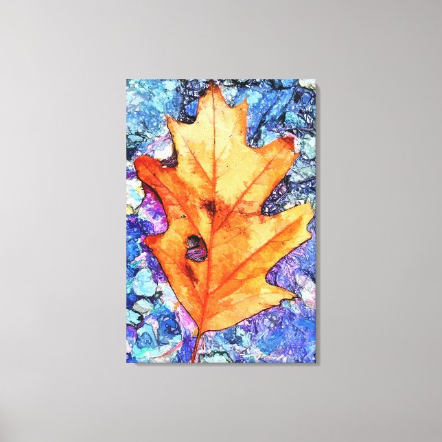 FALL LEAF CANVAS PRINT (Front)