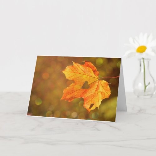 Fall Leaf Card