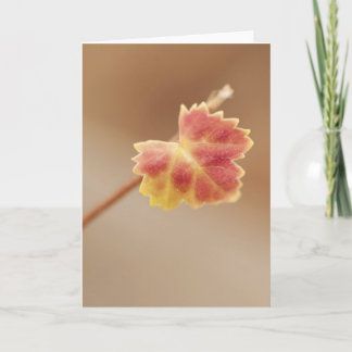 Fall Leaf Card