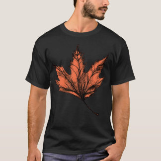Fall Leaf Drawn T-Shirt