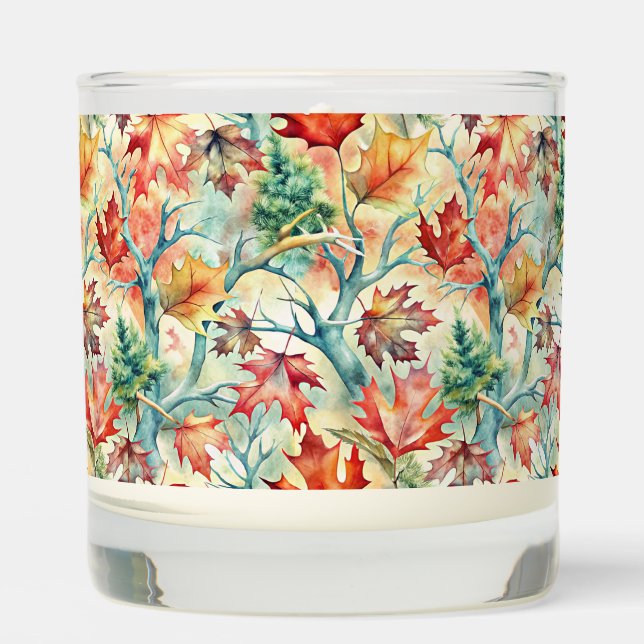 Fall Leaf Medley Scented Candle (Front)