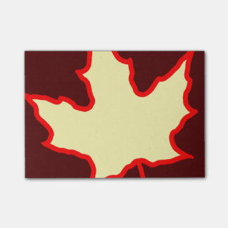 Fall Leaf Post-it Notes