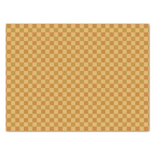 Fall Leaf Yellow Squares Tissue Paper