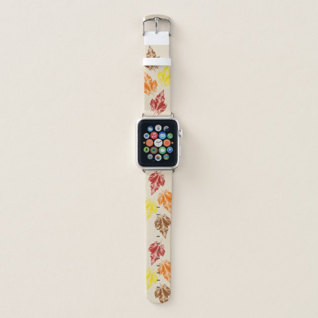 Fall Leave Watch Band (Front)