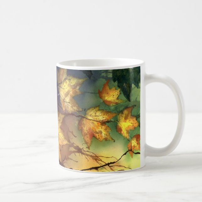 Fall Leaves 20 Nature Design Coffee Mug (Right)
