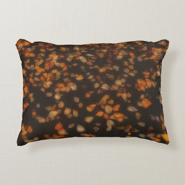 fall leaves  accent pillow (Front)