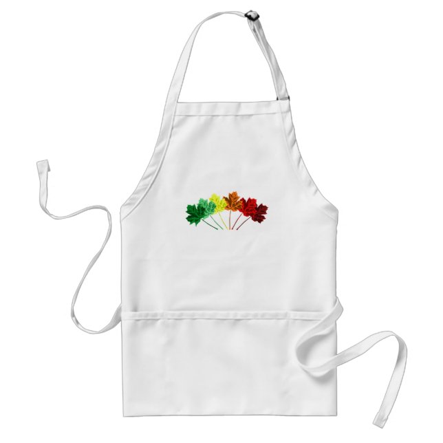 Fall Leaves Adult Apron (Front)
