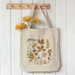 Fall Leaves and Pumpkin   Large Tote Bag<br><div class="desc">Fall Leaves and Pumpkin Large Tote Bag</div>