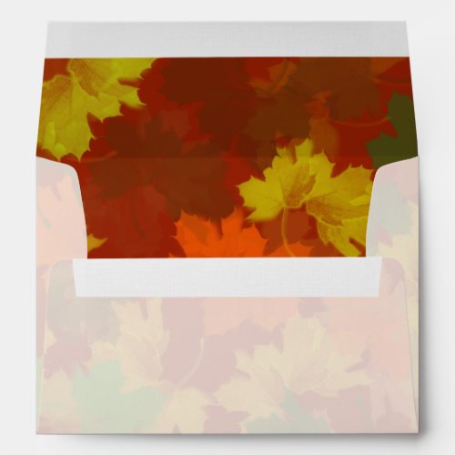 Fall Leaves Autumn Envelope