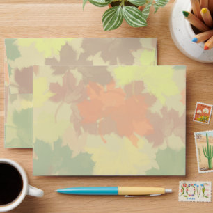 Fall Leaves Autumn Envelope
