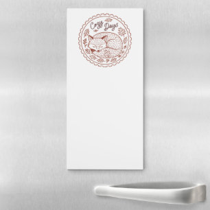 Fall Leaves Autumn Nature Magnetic Notepad