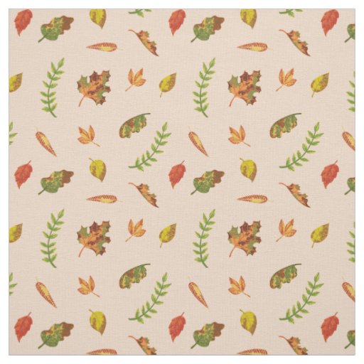 Fall Leaves | Autumn Pattern Fabric