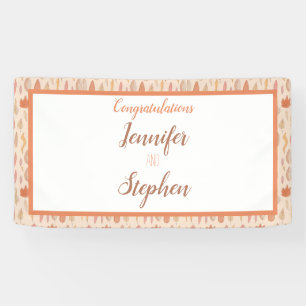 Fall Leaves Autumn Wedding Invitation Banner