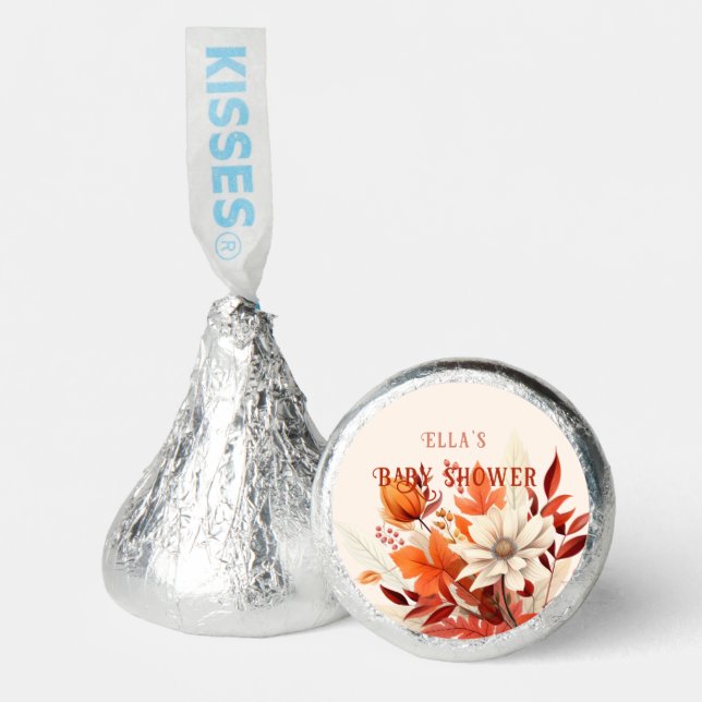 fall leaves baby shower  hershey®'s kisses® (Front)