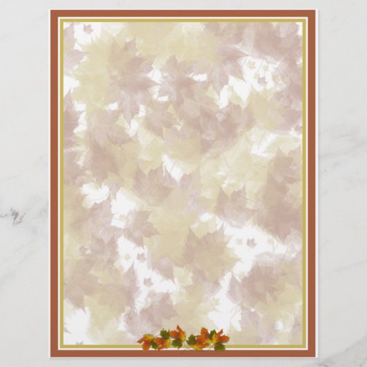 Fall Leaves Background (Front)