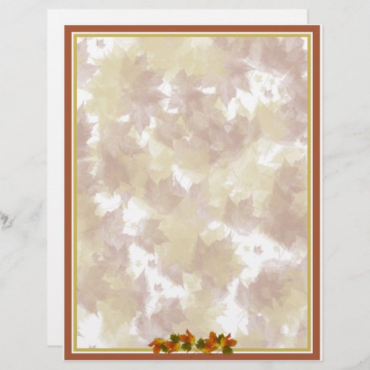 Fall Leaves Background (Front/Back)