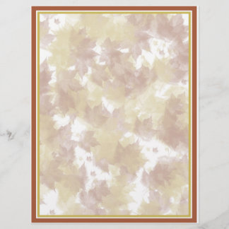 Fall Leaves Background Flyer