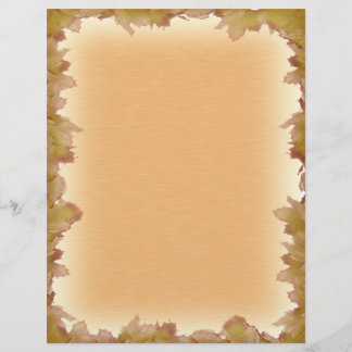Fall Leaves Background Flyer