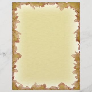 Fall Leaves Background Flyer