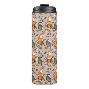 Fall Leaves Badger & Fox Thermal Tumbler