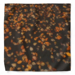 fall leaves bandana