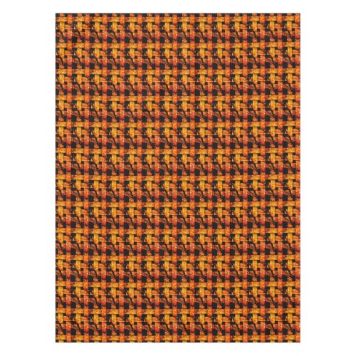 Fall Leaves Basket Weave Tablecloth