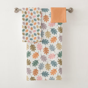 Fall Leaves Bath Towel Set