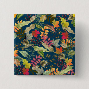 Fall Leaves Button